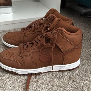 Nike Brown High-Top Sneakers